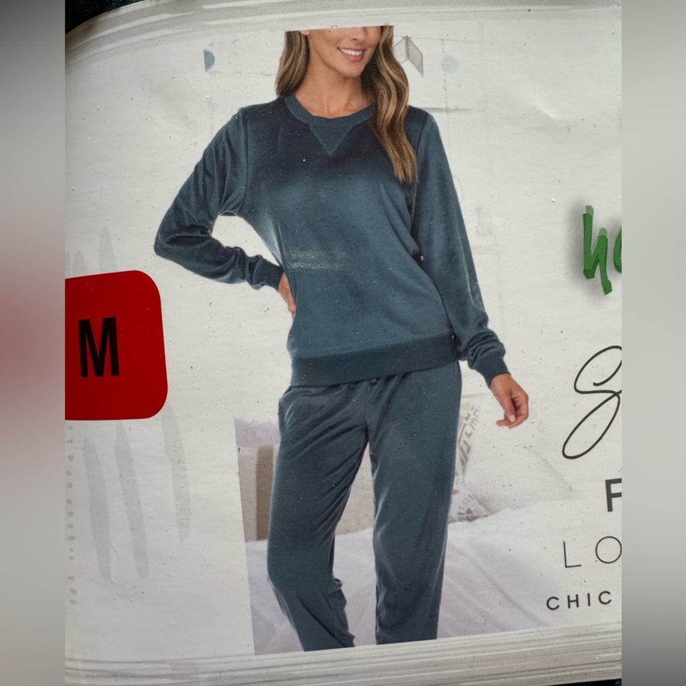 Hunter Green Fleece Lounge Set